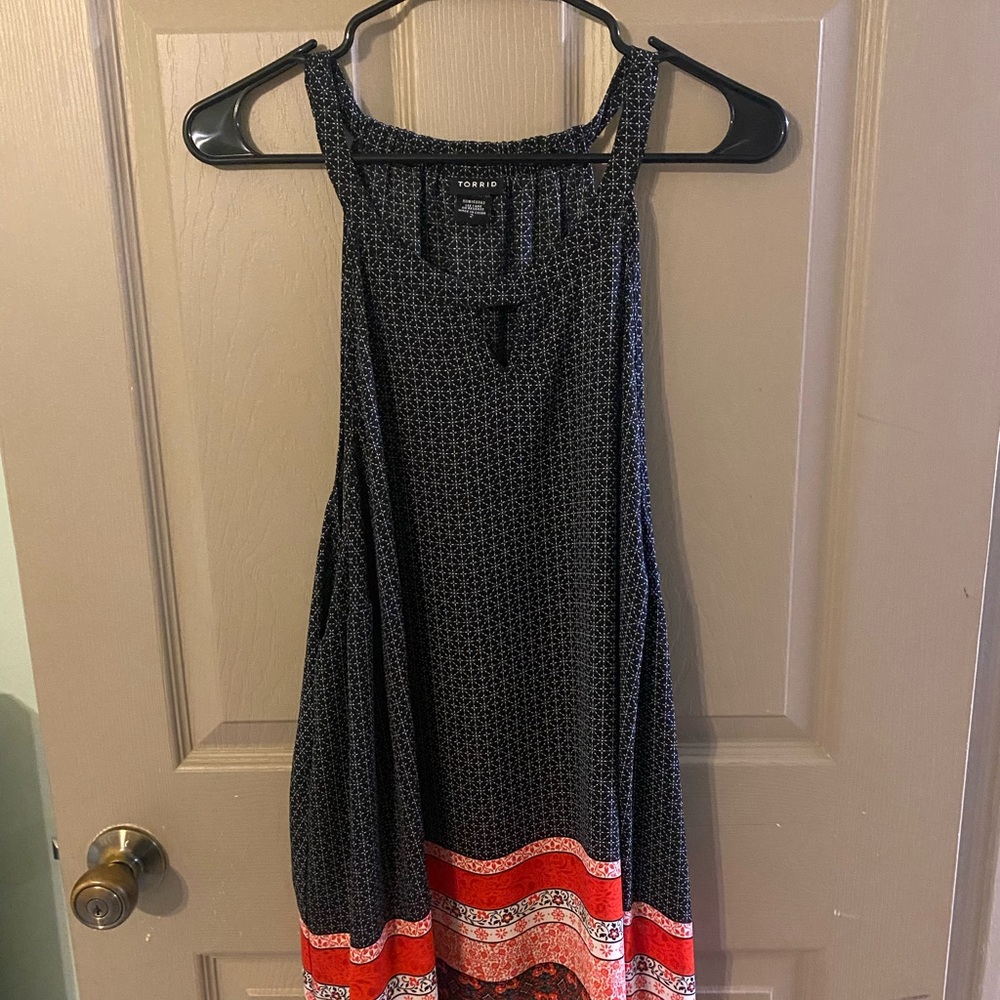 Torrid Halter style Tunic Top. Size 2
